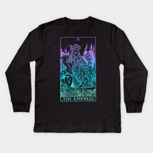 The Empress Tarot Card Kids Long Sleeve T-Shirt